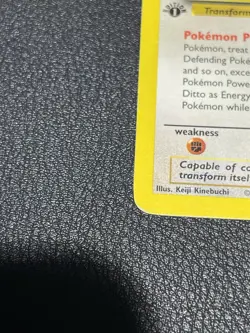 Pokemon TCG Vintage Ditto 1st Edition 18/62 Fossil 1995 Wizards of The Coast HP - Image 4