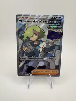 Ciphermaniac's Codebreaking 198/162 Pokemon Rare Full Art Temporal Forces - Image 1