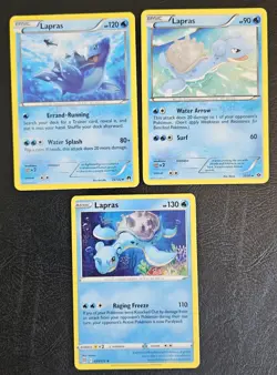 Lapras Lot x9 Hidden Fates Fusion Strike Pokemon TCG MP-NM - Image 2