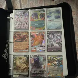 Pokemon TCG Binder Collection Charizard Raichu GX EX V Holo English Cards - Image 3