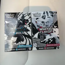 2 Pokemon TCG SV10.5 Black Bolt & White Flare Booster Bundle Lot Sealed New - Image 1
