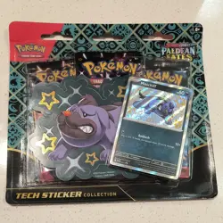 Pokemon TCG Scarlet & Violet Paldean Fates Pack Maschiff Promo Booster - Image 1