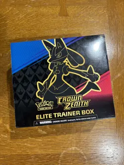 Crown Zenith ETB Elite Trainer Box Pokemon TCG Factory Sealed - Image 1