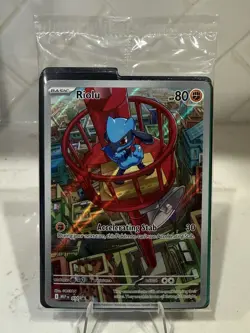 Riolu 010 Illustration Rare Mega Evolutions Black Star Promo SEALED Pokemon TCG - Image 1