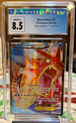 CGC 8.5 Gyarados EX (Full Art) Pokemon (2016) - 114/122 Breakpoint Holo - Image 1