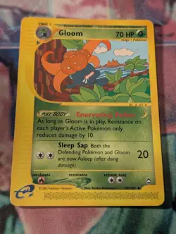 Gloom 49/147 Aquapolis LP uncommon Pokemon - Image 1