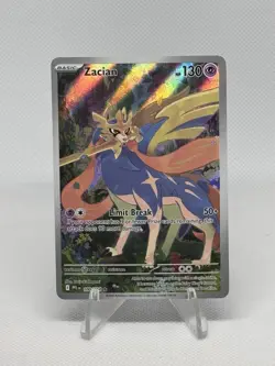 2025 Pokemon Phantasmal Flames Zacian Illustration Rare 100/094 - Image 1