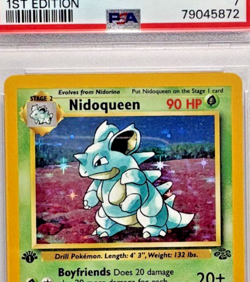 1999 Pokemon Jungle 1st Edition - Nidoqueen Holo 7/64 - PSA 7 - Image 2