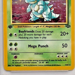 1999 Pokemon Jungle 1st Edition - Nidoqueen Holo 7/64 - PSA 7 - Image 5