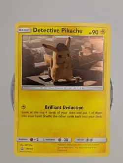 Pokemon TCG Detective Pikachu SM194 Promo Holo - F59 - Image 1