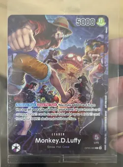 Monkey.D.Luffy (PSA Magazine) OP05-060 One Piece Promotion Cards Foil - Image 3