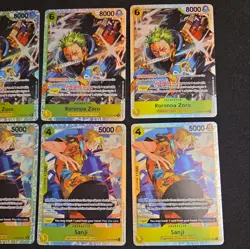 One Piece TCG - Roronoa Zoro & Sanji Playset (x4) ST29-014 + ST29-004- NM - Image 3