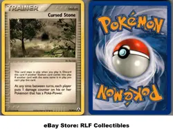 2006 Pokemon, EX Legend Maker, #72/92 Cursed Stone, Uncommon - Image 1
