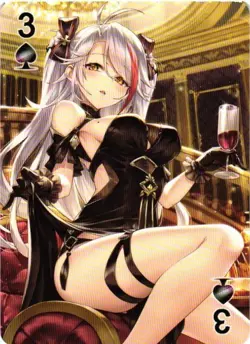 PRINZ EUGEN AZUR LANE Playing Card Goddess Story Anime Collectible Card - Image 1