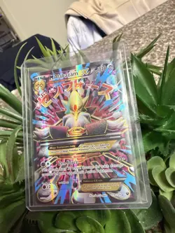 Pokemon Mega Evolution EX Holo Card Lot M Alakazam EX & M Ampharos EX XY Set - Image 1