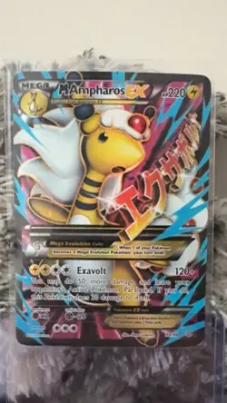 Pokemon Mega Evolution EX Holo Card Lot M Alakazam EX & M Ampharos EX XY Set - Image 3