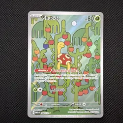 Pokemon TCG Shuckle Holo Mega Evolution Illustration Card 136/132 - Image 1