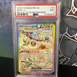 Pokemon TCG Eevee EX Prismatic Evolutions Special Illustration Card 167/131 PSA9 - Image 1