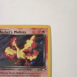 Rocket's Moltres - 12/132 - Pokemon Gym Heroes Unlimited Holo Rare Card... - Image 4