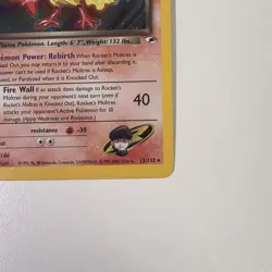 Rocket's Moltres - 12/132 - Pokemon Gym Heroes Unlimited Holo Rare Card... - Image 5