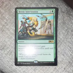 Magic: The Gathering Heroic Intervention Instant Core Set 2021 Rare Green 188 - Image 1