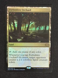 1x MTG Forbidden Orchard (Foil) - Double Masters 2022 (2X2) #323 - Magic - Image 1