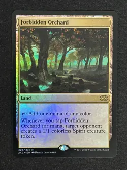 1x MTG Forbidden Orchard (Foil) - Double Masters 2022 (2X2) #323 - Magic - Image 3