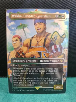 Wakka, Devoted Guardian (477/843) Final Fantasy Commander NM FOIL- Chocobo Track - Image 1