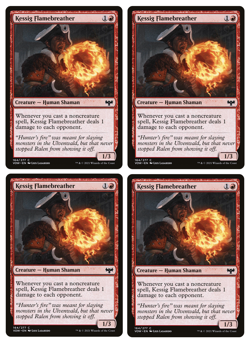 MTG - 4 x Kessig Flamebreather - Shaman - Innistrad: Crimson Vow (VOW) - M/NM - Image 1