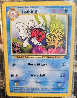 1999 Pokemon Jungle Set Seaking 46 NM or Better - Image 1