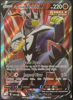 Single Strike Urshifu V (Full Art) 150/163 Swsh05: Battle Styles Holo - Pokemon - Image 1