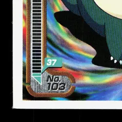 Snorlax Amada Sticker Collection Attack Set 1 NM Japanese Pokemon Card TCG - Image 4