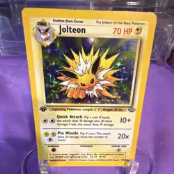 Pokemon 1st Edition Jolteon Jungle Holo 4/64 - Image 1