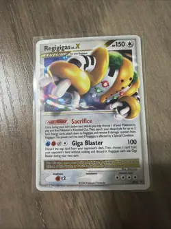 Pokemon TCG Regigigas LV.X DP30 Black Star Promo Holo 2008 - Image 1