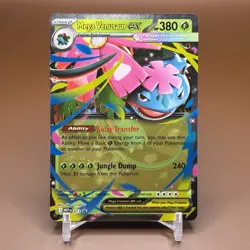 Pokemon Mega Venusaur ex MEP 013 Mega Evolution Black Star Promo - Image 1