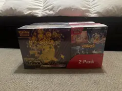 Pokemon TCG Surging Sparks ETB & Booster Bundle Costco 2-Pack NEW Factory Sealed - Image 1