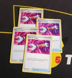 4x Pokemon TCG Tool Scrapper Rebel Clash 168/192 Regular Uncommon NM/M Playset - Image 1