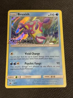 Bruxish - SM11 - (Staff) Prerelease Promo PL Promo Pokemon Sun & Moon - Image 1