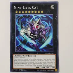 Nine-Lives Cat - IGAS-EN083 - NM - Common - 1st ed - Yugioh - Image 1