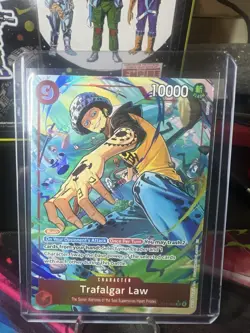 Trafalgar Law Alt Art SR OP14-009 One Piece TCG Azure Sea’s Seven - Image 1