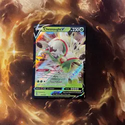 Chesnaught V - Silver Tempest 015/195 Pokemon TCG Card NM - Image 2