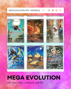 Pokemon Mega Evolution Cards! ILLUSTRATION RARE/UR/SIR Pick/Complete Your Set - Image 1