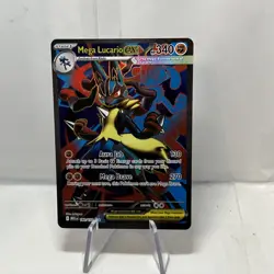 Pokemon Mega Lucario EX TCG Ultra Rare Holo Card 160/132 NM Metal Evolutions - Image 1
