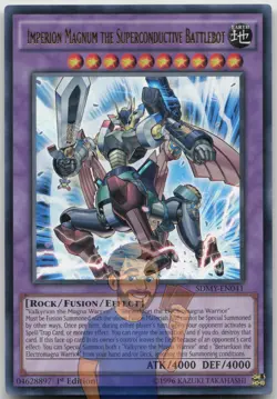 Imperion Magnum the Superconductive Battlebot SDMY-EN041 Ultra 1st Ed NM Yugioh - Image 1