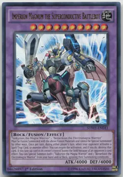 Imperion Magnum the Superconductive Battlebot SDMY-EN041 Ultra 1st Ed NM Yugioh - Image 2