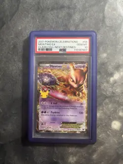 2021 POKEMON CELEBRATIONS CLASSIC COLL #54 MEWTWO EX PSA 10 W/ Guard - Image 1