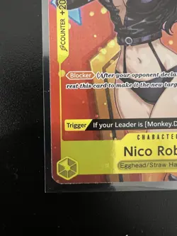 Nico Robin ST29-009 V.2 One Piece Card Game Starter Deck 29 ALT ART Englisch - Image 3
