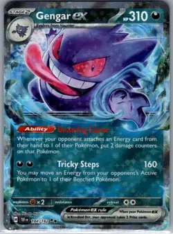 Gengar ex - 104/162 SV05: Temporal Forces - Pokemon Card - NM - Image 1