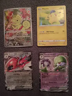 Pokemon GO SVB SVI Card Lot Pikachu Scizor ex Gardevoir ex Kecleon Full Art Holo - Image 1