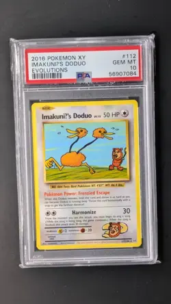 ImakuniU's Doduo - Secret - 112/108 - XY Evolutions - Pokemon - PSA 10 - Image 1